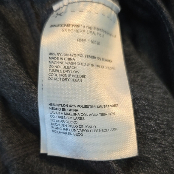 Skechers los Angles Dark Gray Leggings - Picture 3 of 3